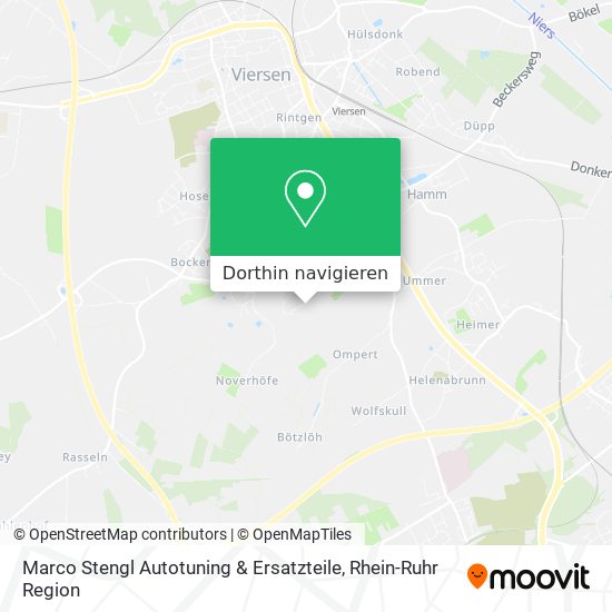 Marco Stengl Autotuning & Ersatzteile Karte