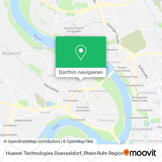 Huawei Technologies Duesseldorf Karte