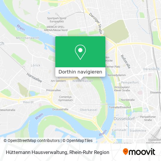Hüttemann Hausverwaltung Karte