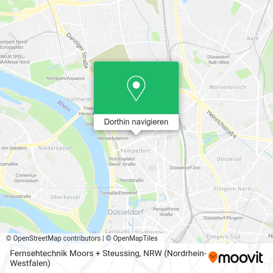 Fernsehtechnik Moors + Steussing Karte