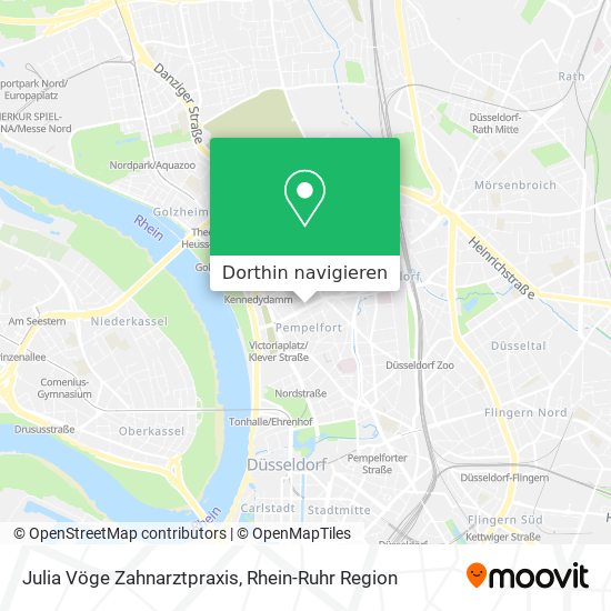 Julia Vöge Zahnarztpraxis Karte