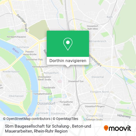 Sbm Baugesellschaft für Schalung-, Beton-und Mauerarbeiten Karte