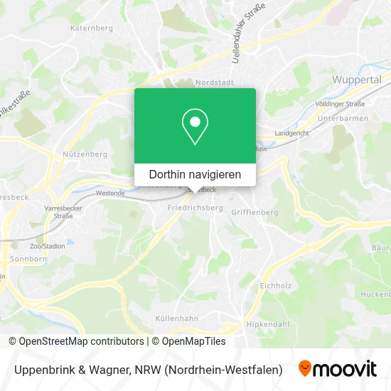 Uppenbrink & Wagner Karte