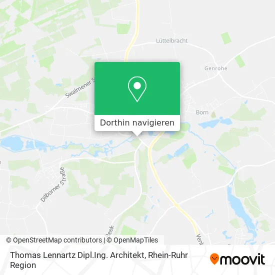 Thomas Lennartz Dipl.Ing. Architekt Karte