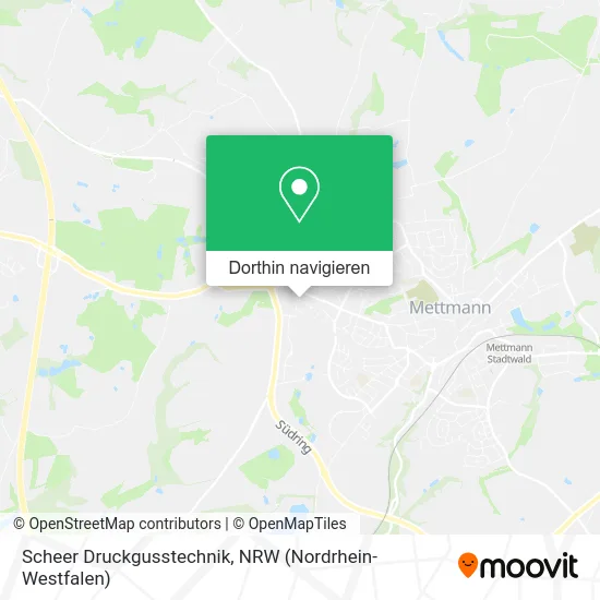 Scheer Druckgusstechnik Karte