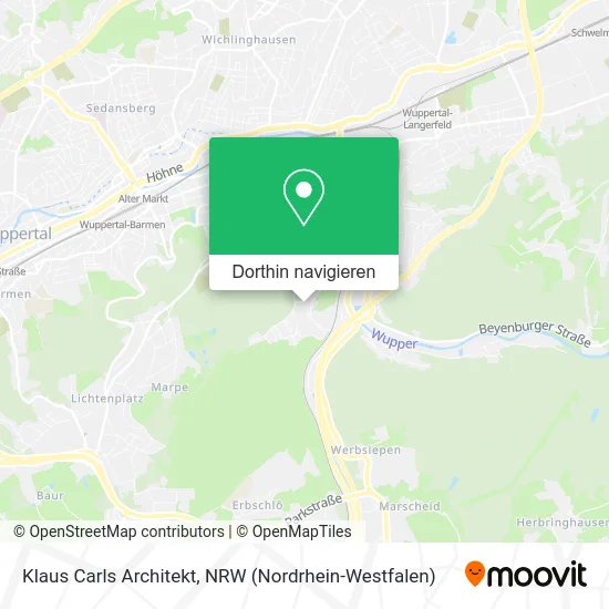 Klaus Carls Architekt Karte