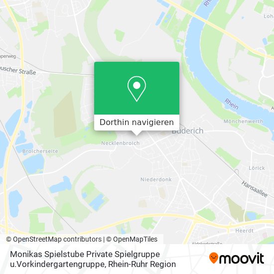 Monikas Spielstube Private Spielgruppe u.Vorkindergartengruppe Karte