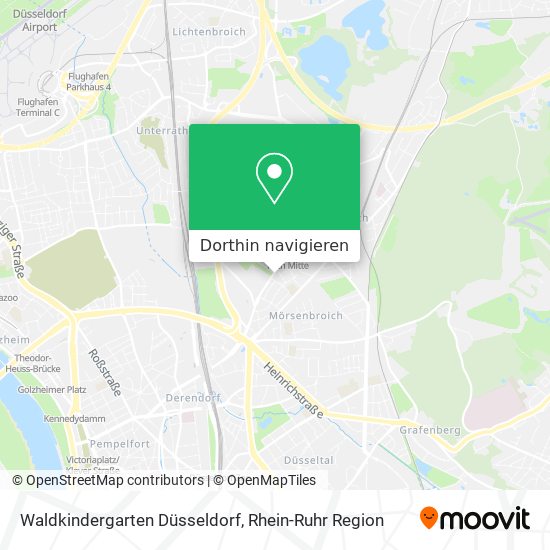 Waldkindergarten Düsseldorf Karte