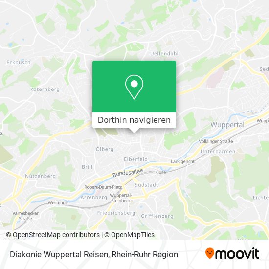 Diakonie Wuppertal Reisen Karte