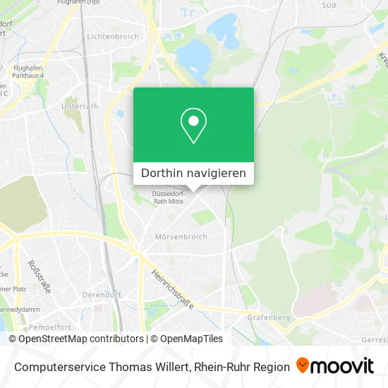 Computerservice Thomas Willert Karte
