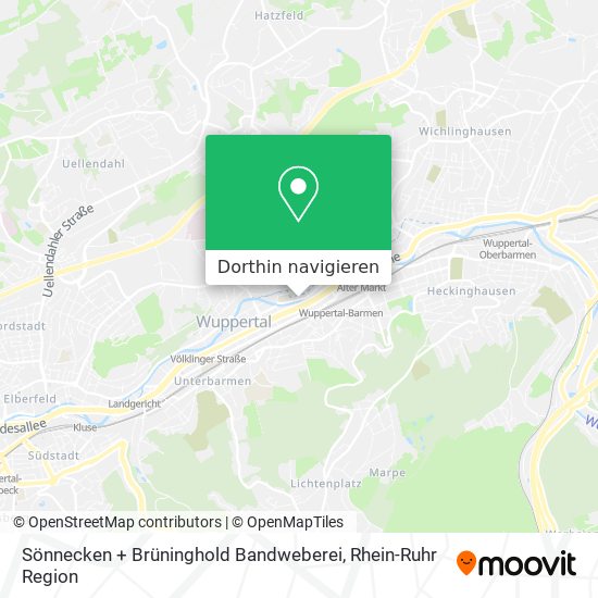 Sönnecken + Brüninghold Bandweberei Karte