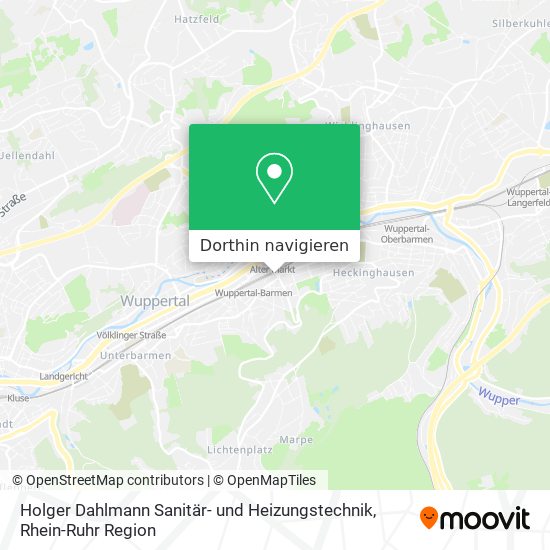 Holger Dahlmann Sanitär- und Heizungstechnik Karte