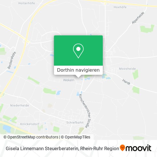Gisela Linnemann Steuerberaterin Karte