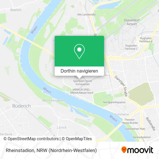 Rheinstadion Karte