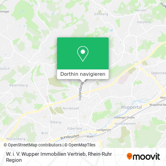 W. i. V. Wupper Immobilien Vertrieb Karte