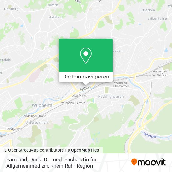 Farmand, Dunja Dr. med. Fachärztin für Allgemeinmedizin Karte