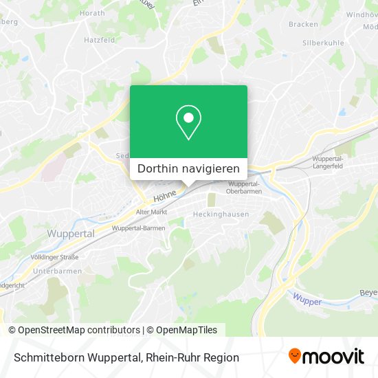 Schmitteborn Wuppertal Karte