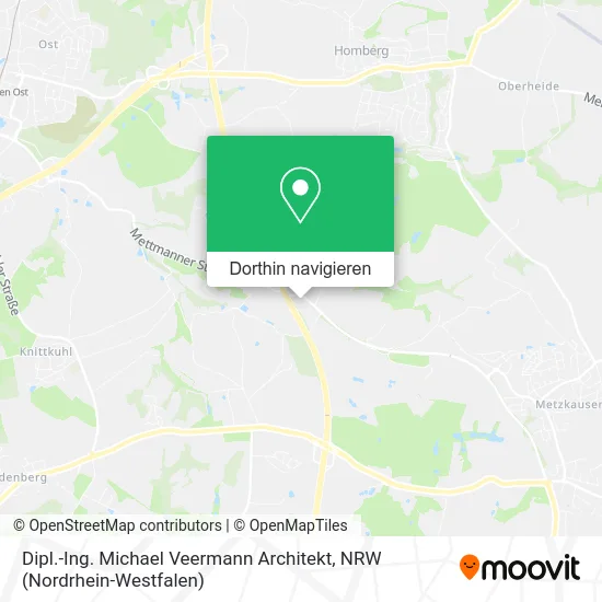 Dipl.-Ing. Michael Veermann Architekt Karte