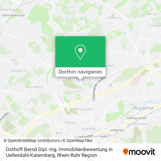 Osthoff Bernd Dipl.-Ing. Immobilienbewertung in Uellendahl-Katernberg Karte