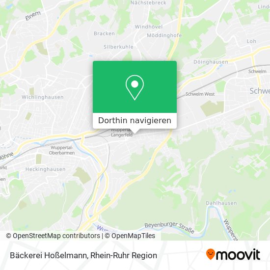 Bäckerei Hoßelmann Karte
