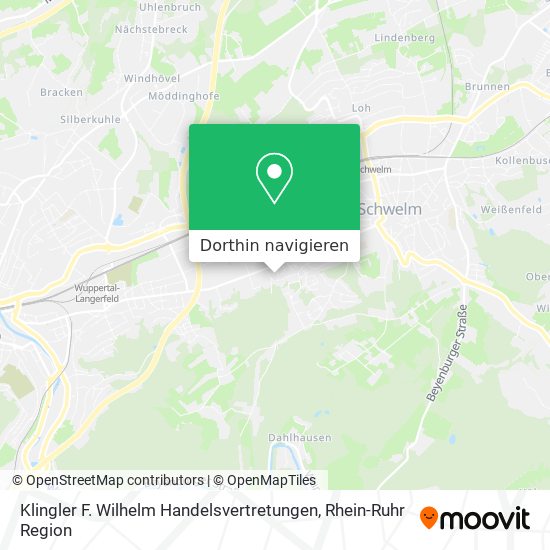 Klingler F. Wilhelm Handelsvertretungen Karte