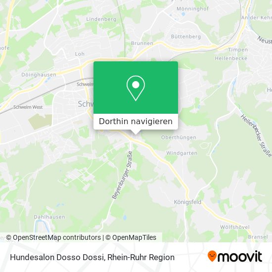 Hundesalon Dosso Dossi Karte