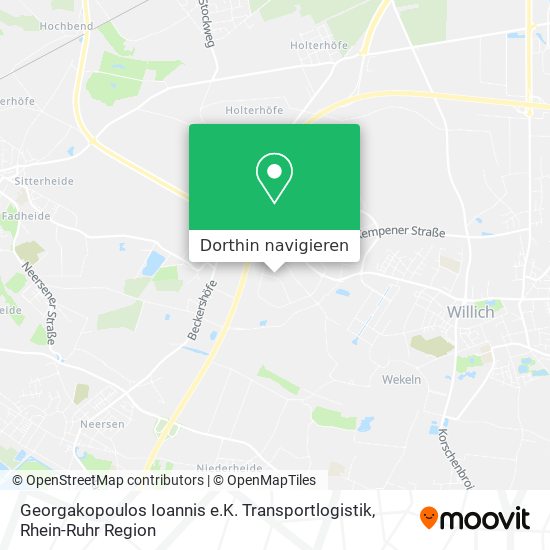 Georgakopoulos Ioannis e.K. Transportlogistik Karte