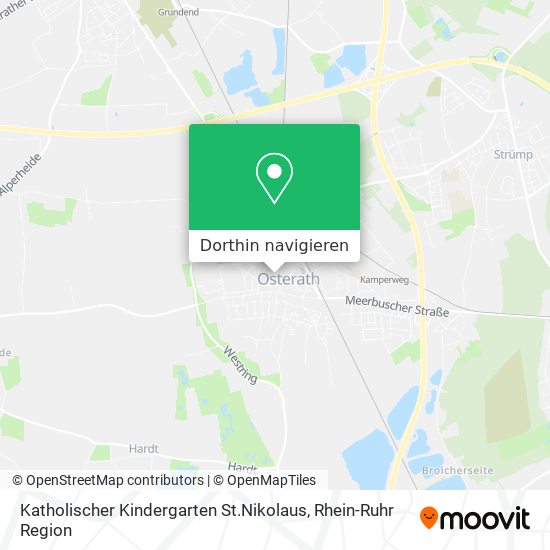Katholischer Kindergarten St.Nikolaus Karte