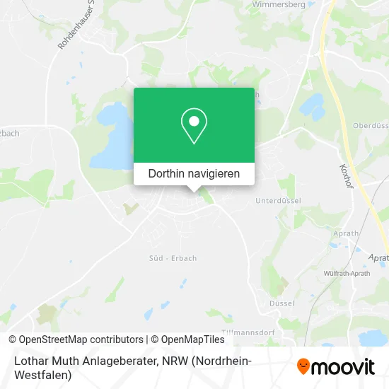 Lothar Muth Anlageberater Karte