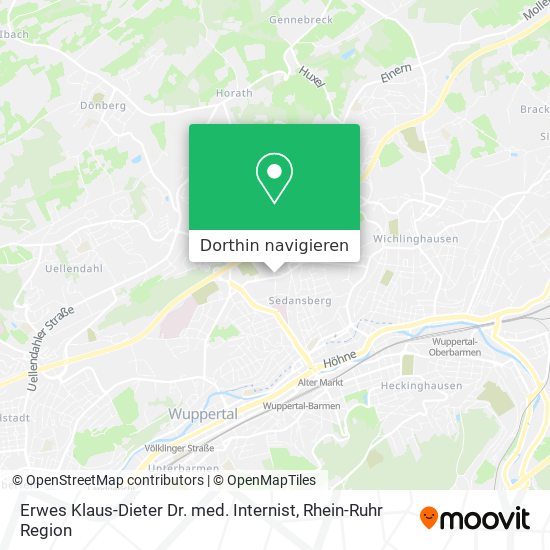 Erwes Klaus-Dieter Dr. med. Internist Karte