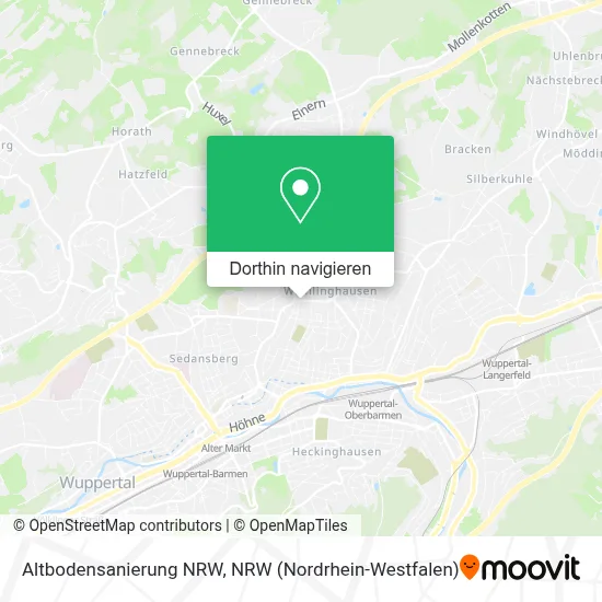 Altbodensanierung NRW Karte