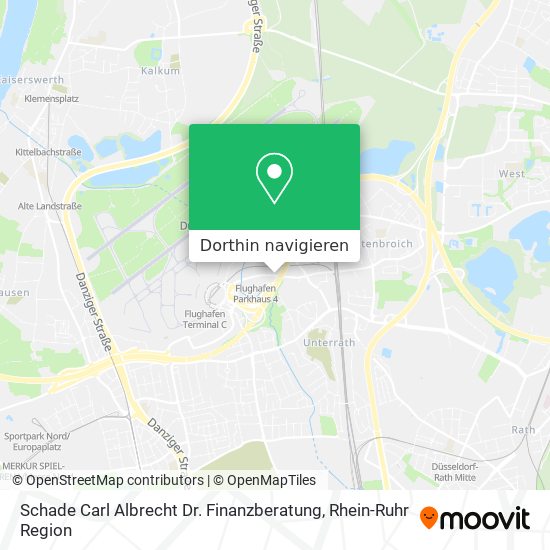 Schade Carl Albrecht Dr. Finanzberatung Karte