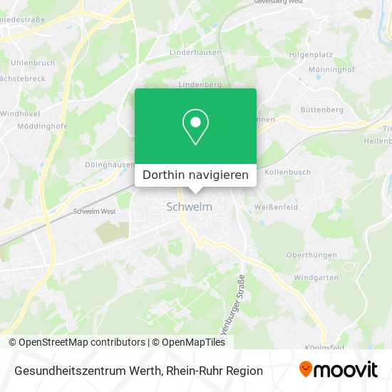 Gesundheitszentrum Werth Karte