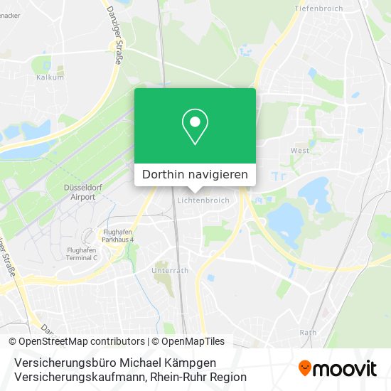 Versicherungsbüro Michael Kämpgen Versicherungskaufmann Karte