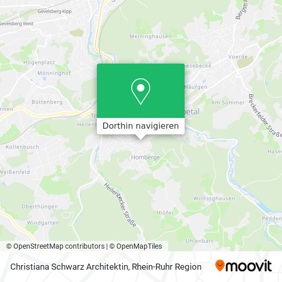 Christiana Schwarz Architektin Karte