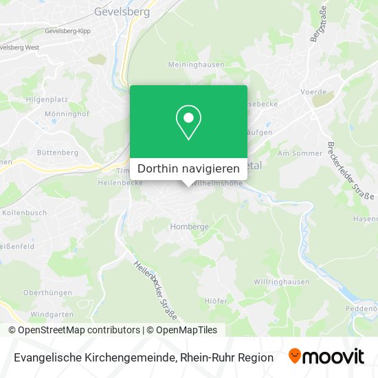 Evangelische Kirchengemeinde Karte