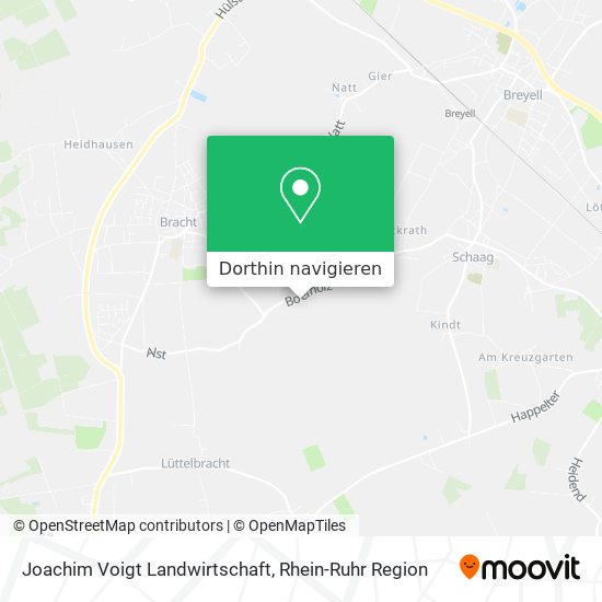 Joachim Voigt Landwirtschaft Karte
