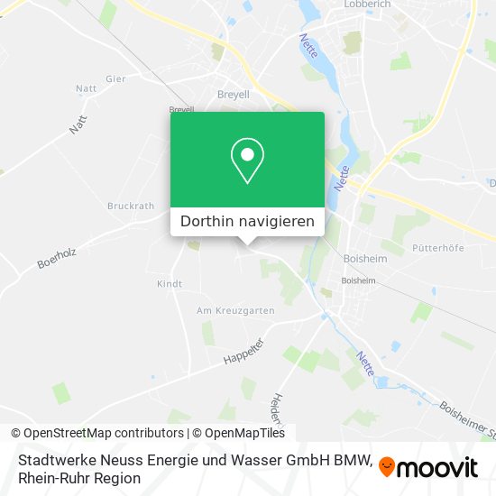 Stadtwerke Neuss Energie und Wasser GmbH BMW Karte