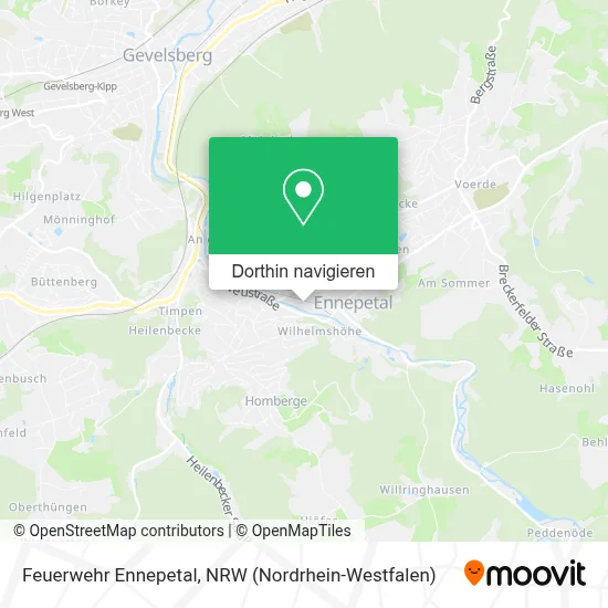 Feuerwehr Ennepetal Karte