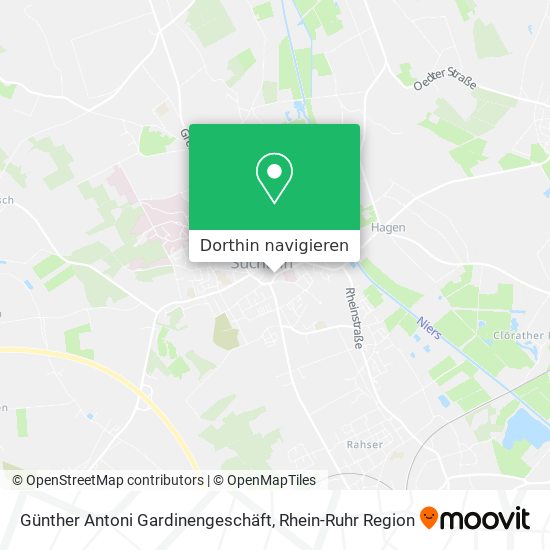 Günther Antoni Gardinengeschäft Karte