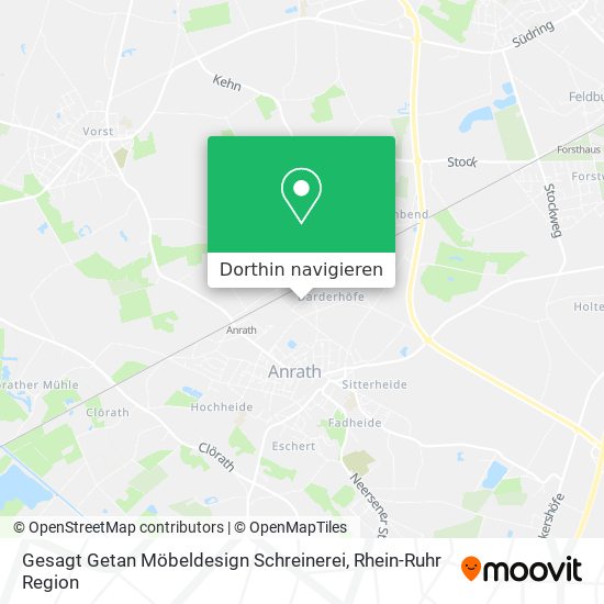 Gesagt Getan Möbeldesign Schreinerei Karte