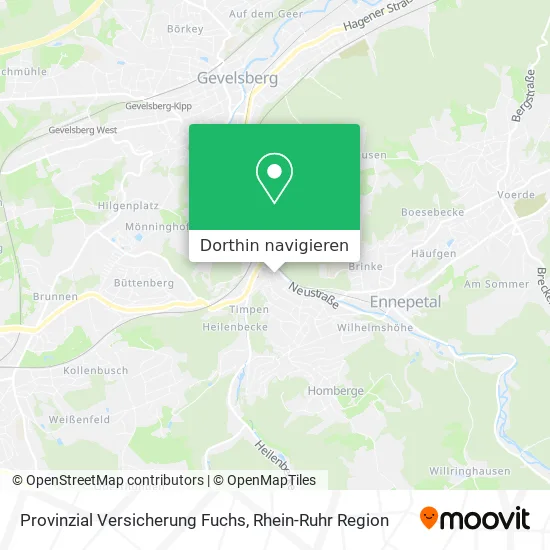 Provinzial Versicherung Fuchs Karte