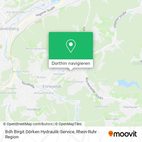 Bdh Birgit Dörken Hydraulik-Service Karte