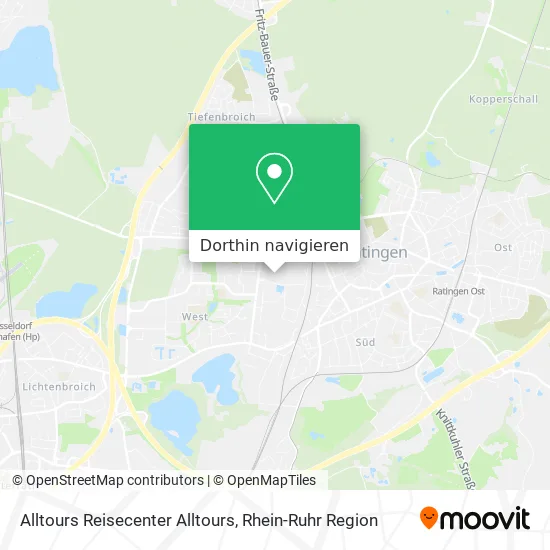 Alltours Reisecenter Alltours Karte