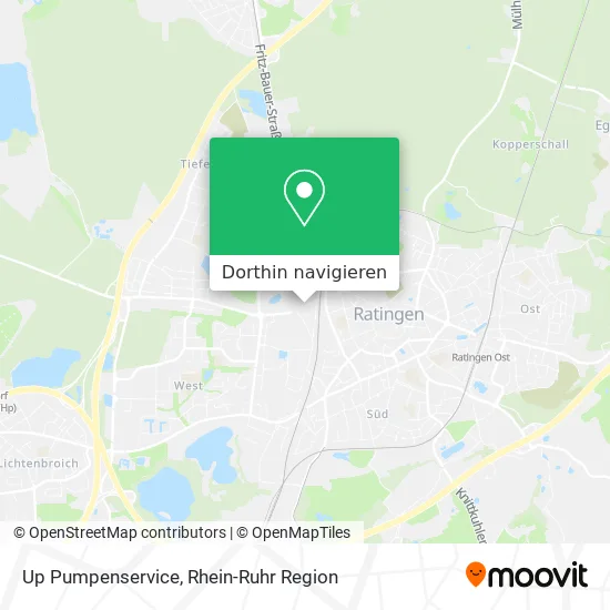 Up Pumpenservice Karte