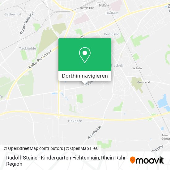 Rudolf-Steiner-Kindergarten Fichtenhain Karte