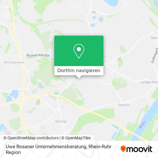 Uwe Rosener Unternehmensberatung Karte