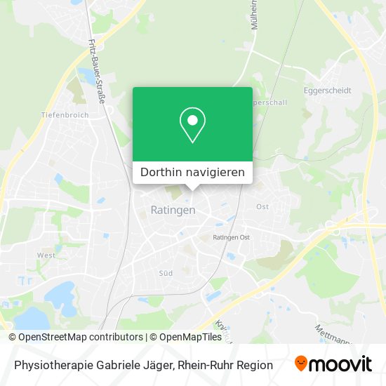 Physiotherapie Gabriele Jäger Karte