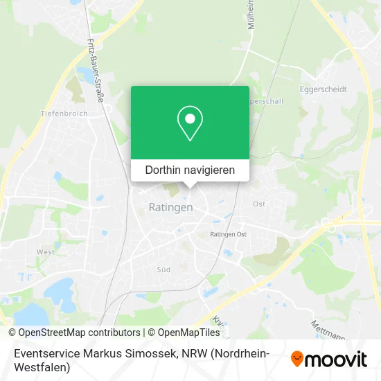 Eventservice Markus Simossek Karte