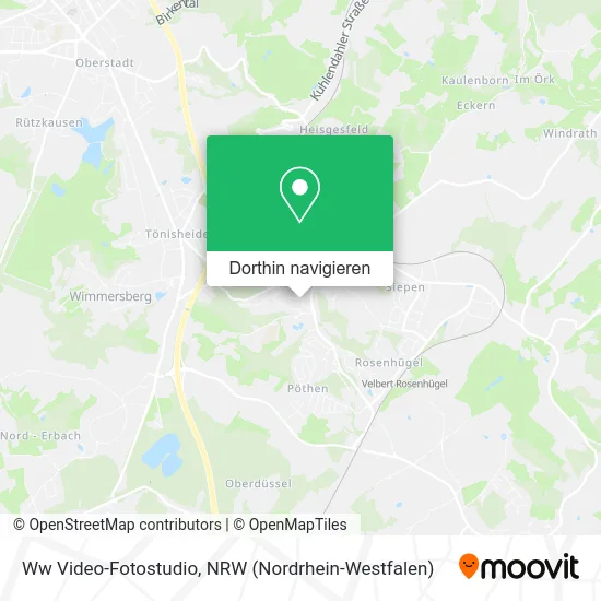 Ww Video-Fotostudio Karte